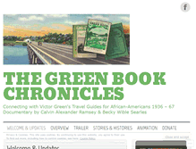 Tablet Screenshot of greenbookchronicles.com